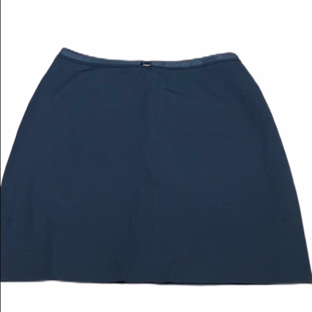 Ann Taylor Stretch MIDI Black Skirt